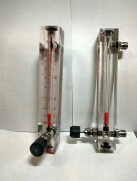 Acrylic Body Rotameter for Nitrogen Gas in 0-20 LPM